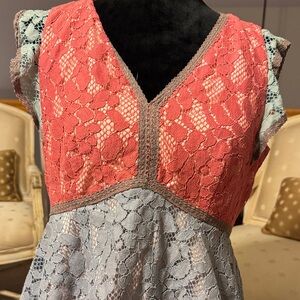Sundance Vintage lace Peplum top